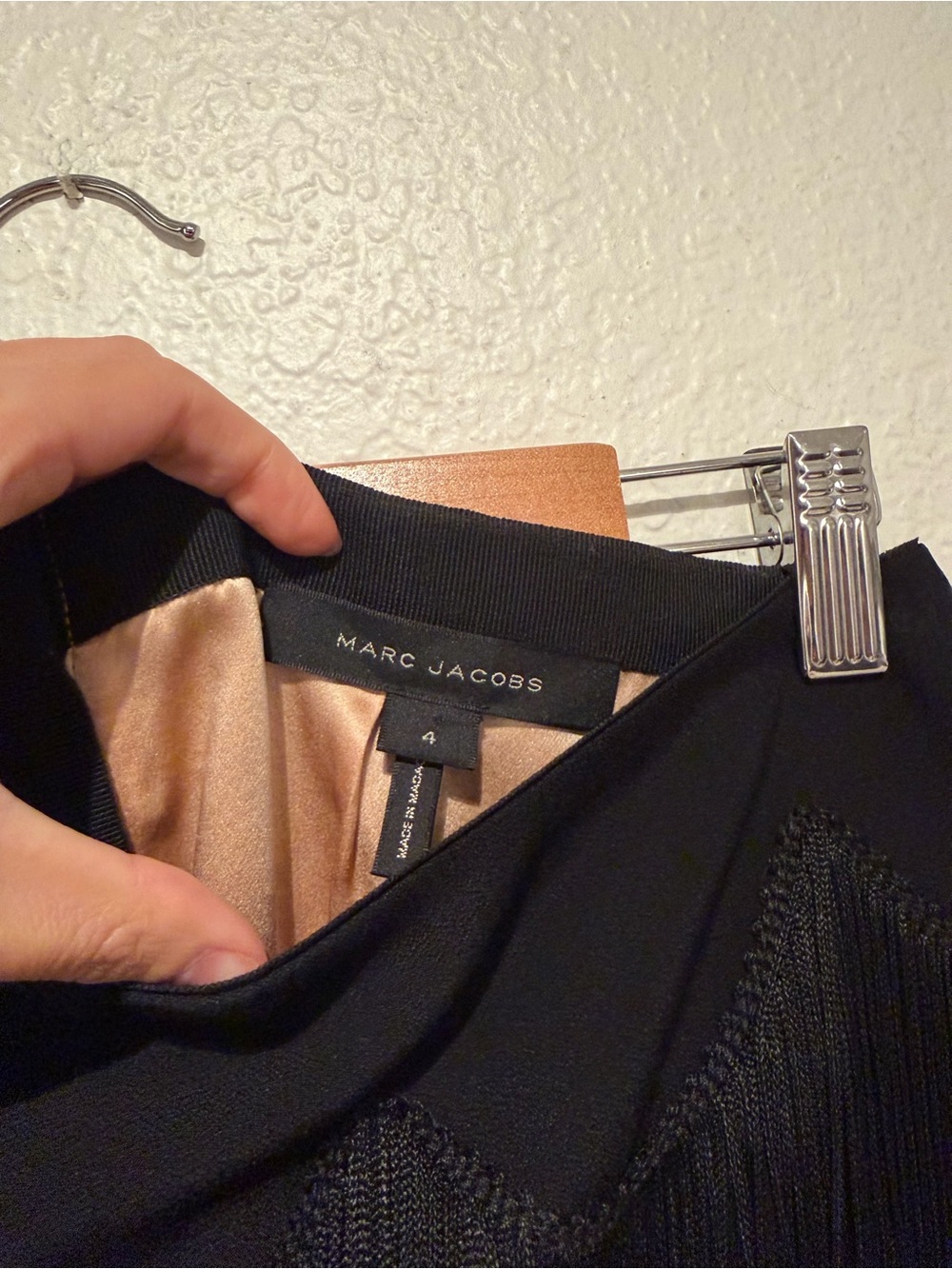 Marc Jacobs Black Fringe Mini Skirt - Picture 2 of 2